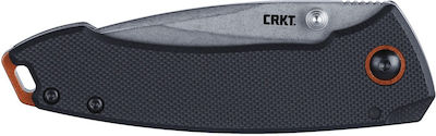 Columbia River Knives Tuna Compact Taschenmesser Schwarz mit Klinge aus Rostfreier Stahl