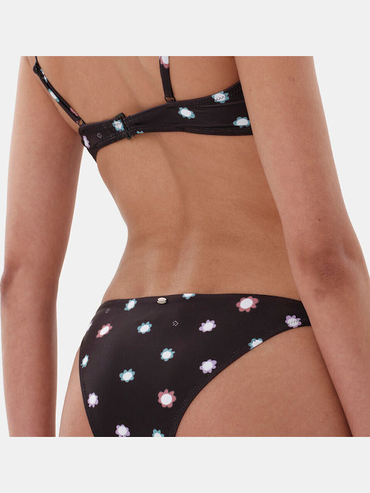 Bikini Set Sports Bra With Removable Padding Black