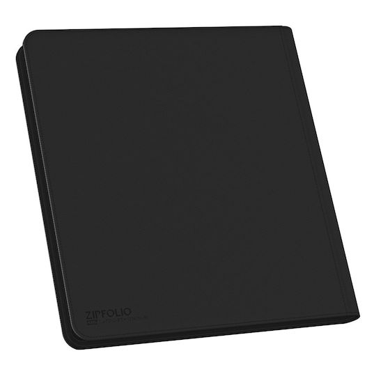 Ultimate Guard Game Accessory 12-Pocket Zipfolio (Quadrow) Pro-Binder - XenoSkin Black