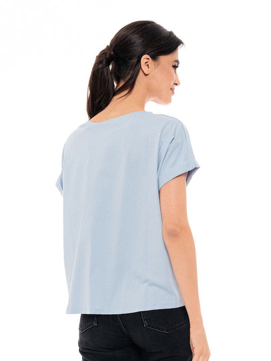 Biston Women's T-shirt Light Blue