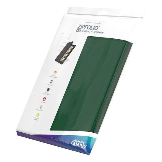 Ultimate Guard XenoSkin Binder 8-Pocket Standard Size Green UGD010436