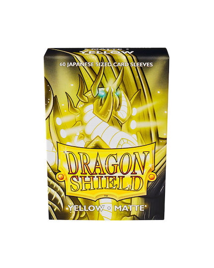 Dragon Shield Card - Japanese Card Sleeves Japanese Size 60τμχ Yellow