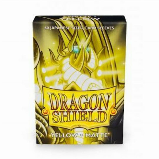Dragon Shield Card - Japanese Card Sleeves Japanese Size 60τμχ Yellow