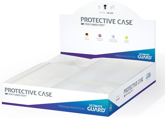 Ultimate Guard PVC Protective Case for Funko POP! Supersized Figur Höhe 20.5cm 10Stück