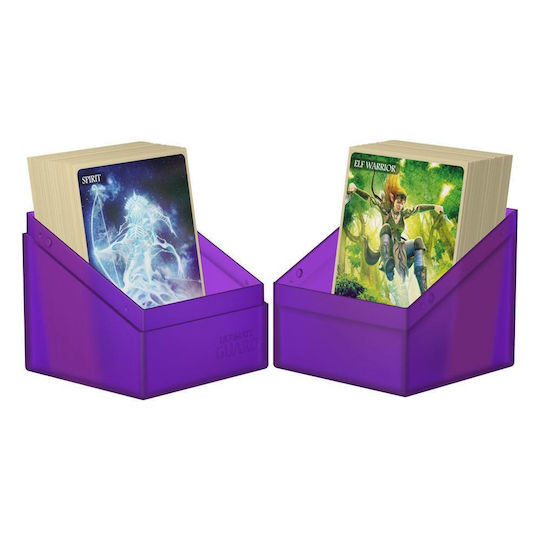 Ultimate Guard Boulder Deck Case Standard Accesorii pentru Jocuri de Cărți de Schimb 100pcs Amethyst 100 bucăți
