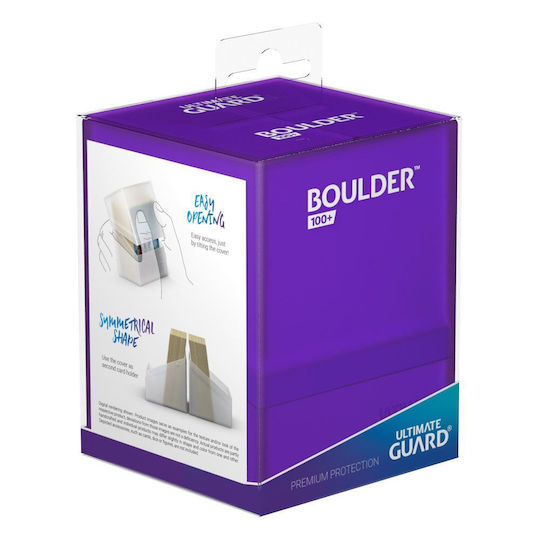 Ultimate Guard Boulder Deck Case Standard Accesorii pentru Jocuri de Cărți de Schimb 100pcs Amethyst 100 bucăți