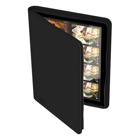 Ultimate Guard 8-Pocket Zipfolio XenoSkin Pro- Binder 4-Pocket Standard Size Black UGD010432