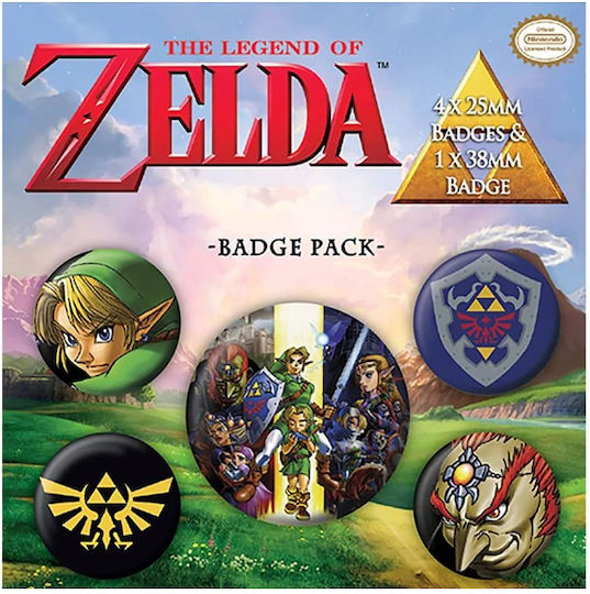 Pyramid International Konkarda Die Legende von Zelda 5Stück Pack 5 Abzeichen BP80530
