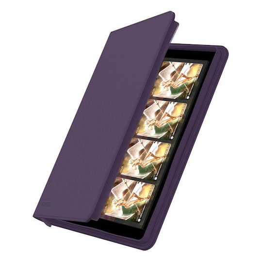 Ultimate Guard Zipfolio 320 - 16-Pocket XenoSkin Purple Binder 8-Pocket Standard Size Purple Ugd010438