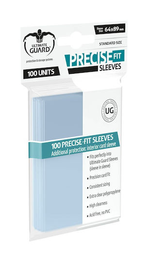 Ultimate Guard Präzise Passform Innere Hüllen Standardgröße 100Stück Klare