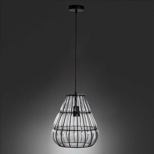 Wofi Banks Lustră Suspendată Negru 29cm. Wofi Banks Lustră Suspendată Negru 29cm.