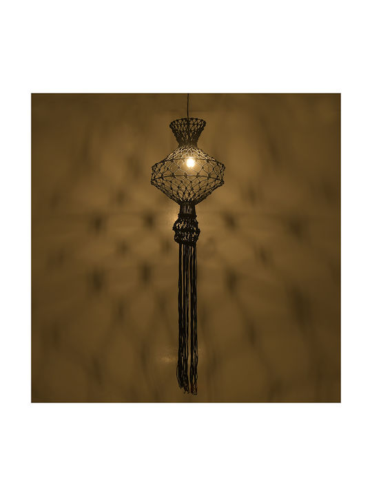 Inart Pendant Light Black 41x105cm