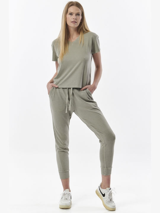Damen T-Shirt Grau
