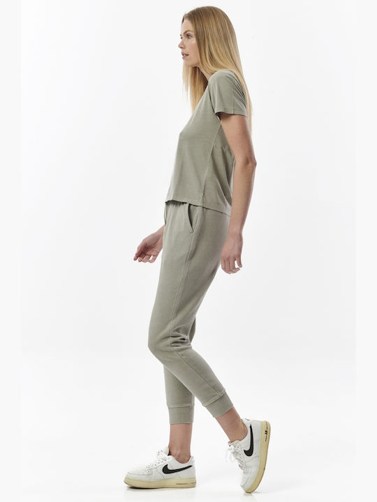 Damen T-Shirt Grau