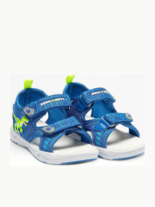 Kids' Sandals with Velcro & Lights Blue