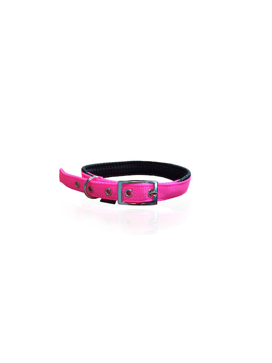 Pet Interest Neoprene Standard Dog Collar Fluo Pink Medium 20mm x 50cm 3044-M