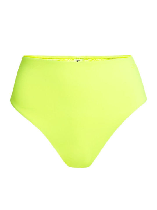 Bikini Slip Ψηλόμεσο Κίτρινο