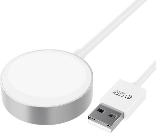 Tech-Protect Ultraboost Magnetic 120cm Φορτιστής για Apple Watch Λευκός