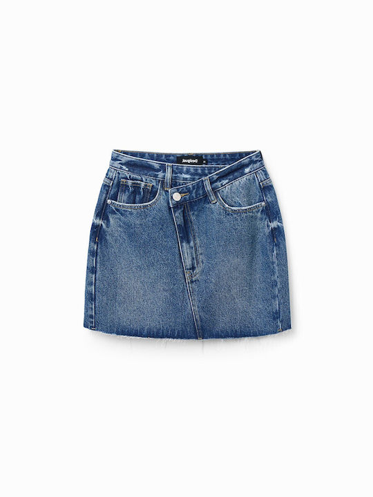 Tatum Denim Mini Skirt Blue