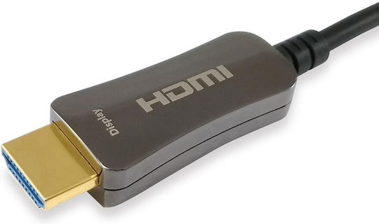 Equip HDMI 2.0 Premium High Speed 4K 60Hz HDR Cable HDMI male - HDMI male 70m Μαύρο