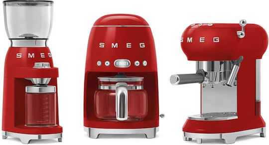 Smeg Καφετιέρα Φίλτρου 1050W Red