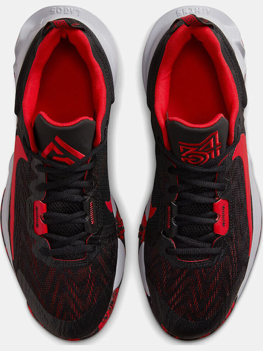 Giannis Immortality 2 Low Basketball Shoes Black / University Red / Wolf Grey