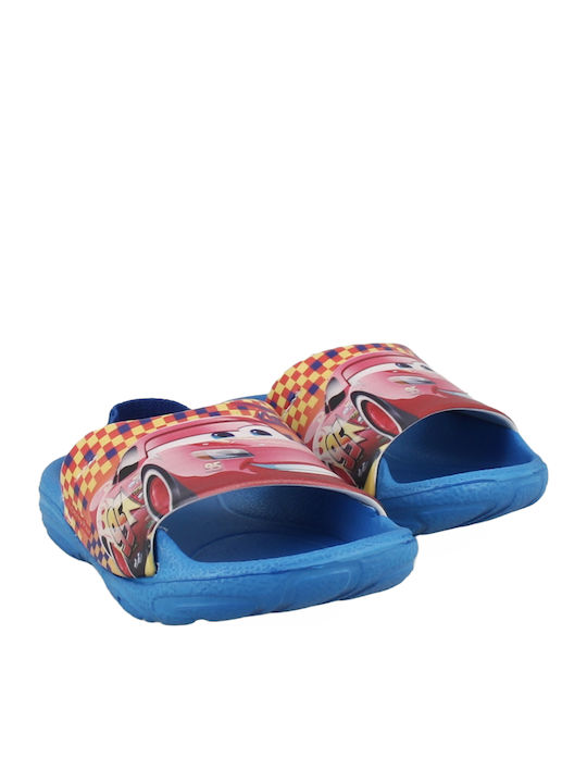 Kinder Badeschlappen Disney Autos Blau