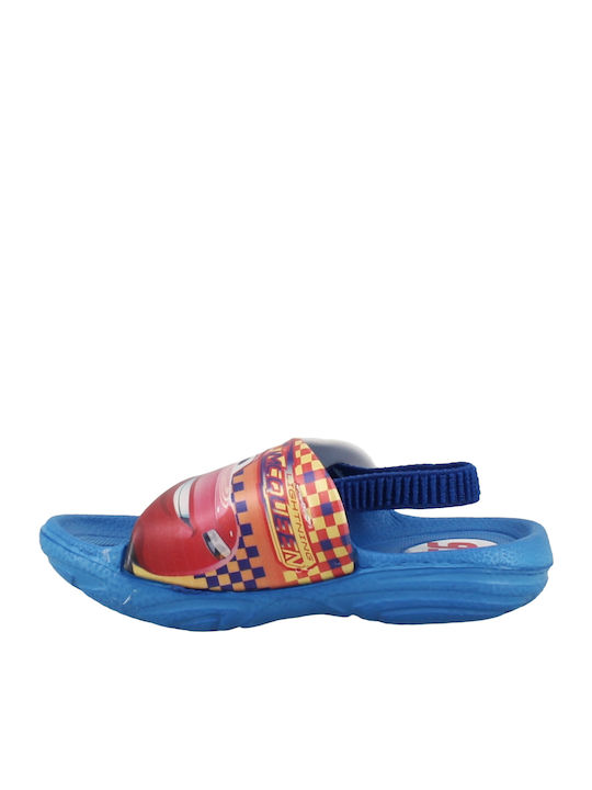 Kinder Badeschlappen Disney Autos Blau
