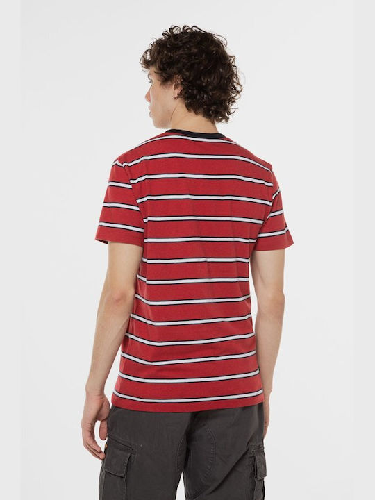 Superdry Vintage Stripe Тениска Червен