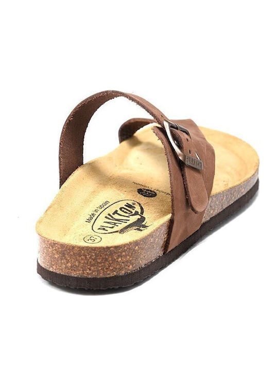 Leather Women's Flat Sandals CASTAGNA