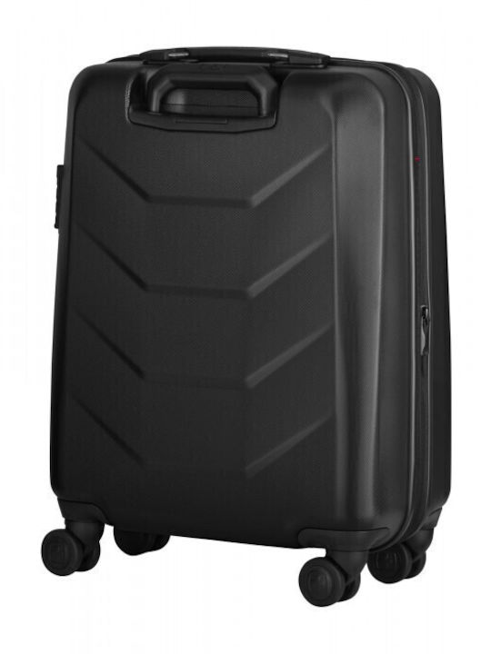 Wenger Prymo Cabin Hard Black Suitcase with 4 Wheels Height 55cm
