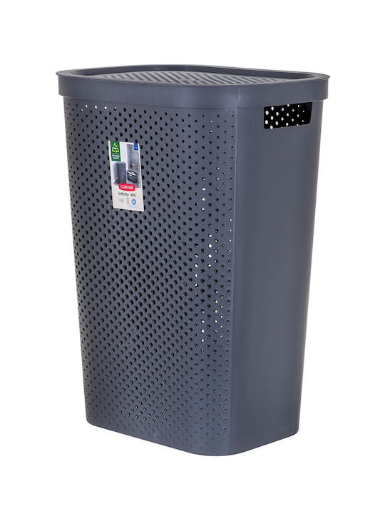 Curver Infinity Coș De Rufe Din Plastic 60L 44x35.3x80.7cm Albastru