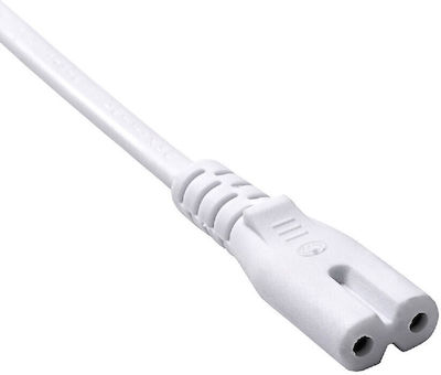 Akyga IEC C7 - Euro Cable 1.5m White (AK-RD-06A)