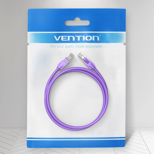 Vention U/UTP Cat.6 Ethernet Network Cable 1m Purple 1pcs