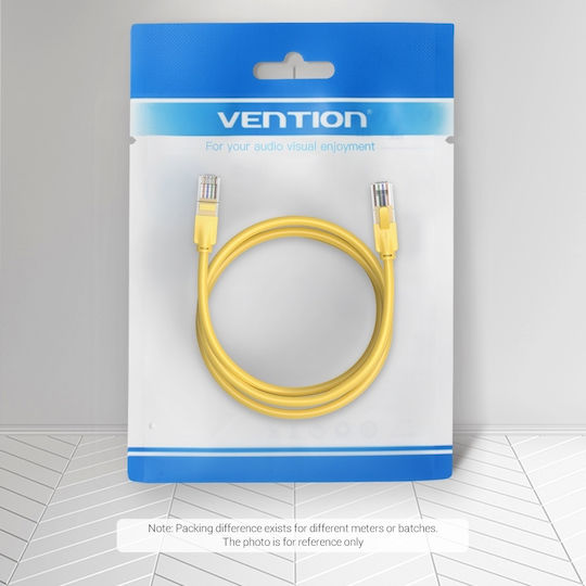 Vention U/UTP Cat.6 (Gigabit) Network Cable Ethernet 2m Yellow