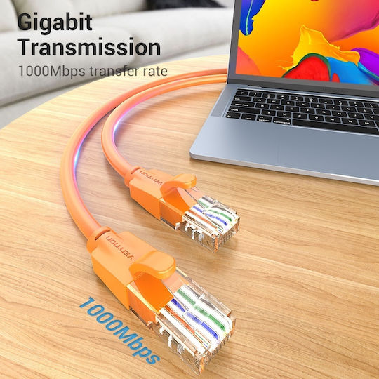 Vention U/UTP Kat.6 Ethernet Netzwerkkabel 1m Orange