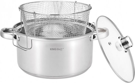 KING Hoff Ανοξείδωτη Κατσαρόλα Φριτέζα 5.5lt / 24cm KING Hoff Ανοξείδωτη Κατσαρόλα Φριτέζα 5.5lt / 24cm