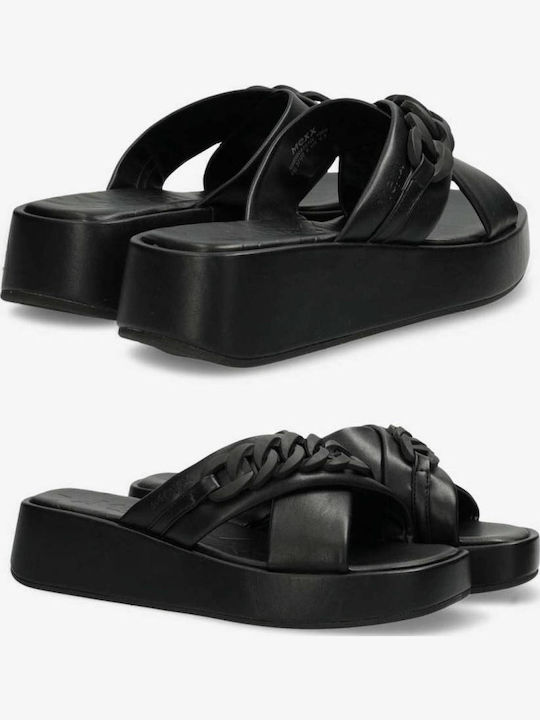 Lexi Γυναικεία Σανδάλια Flatforms Μαύρα