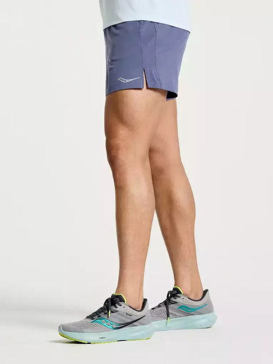 Saucony Outpace 5 Мъжки Шорти Синя