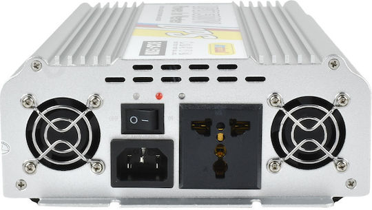Andowl Inverter Αυτοκινήτου Τροποποιημένου Ημιτόνου 1500W για Μετατροπή 12V DC σε 220V AC