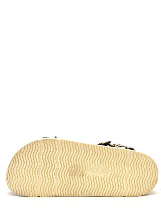 Ranch Hike Safari Women's Flat Sandals Anatomic in Beige Color