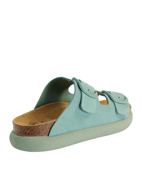 Noelle Leather Women's Anatomic Turquoise Sandals