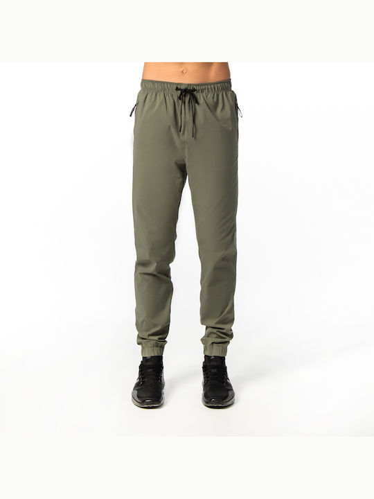 Be:Nation Men's Sweatpants with Rubber Khaki