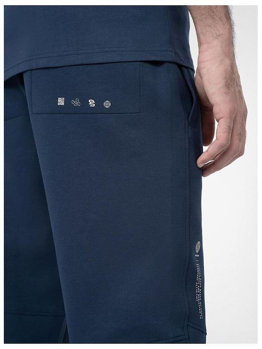 4F Men's Sweatpants with Rubber Blue