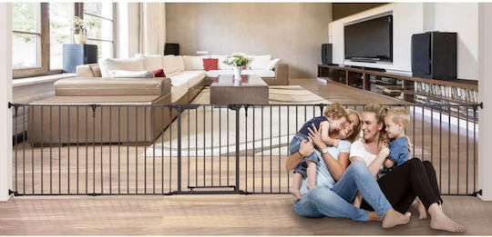 Dreambaby Royale Security Door made of Metal Charcoal 380x74cm 1pcs