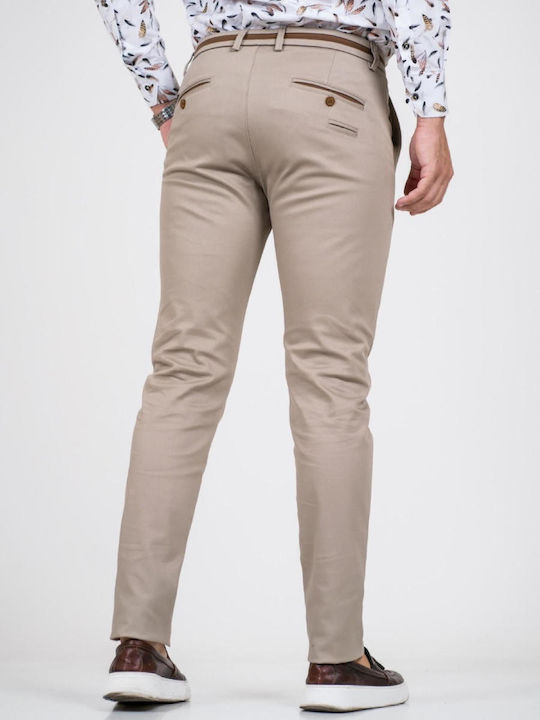 500-23 Trousers Chino Elastic in Slim Fit Beige