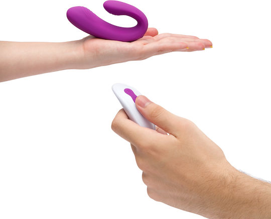 Platanomelon Tango Stimulation for Couples Mini Διπλός Δονητής 10cm Μωβ