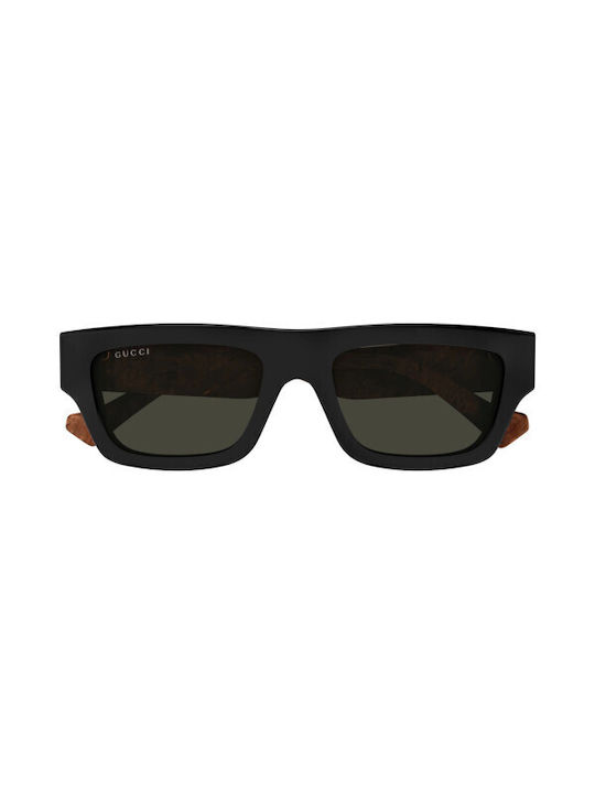 Gucci Sunglasses with Black Plastic Frame and Black Lens GG1301S 001