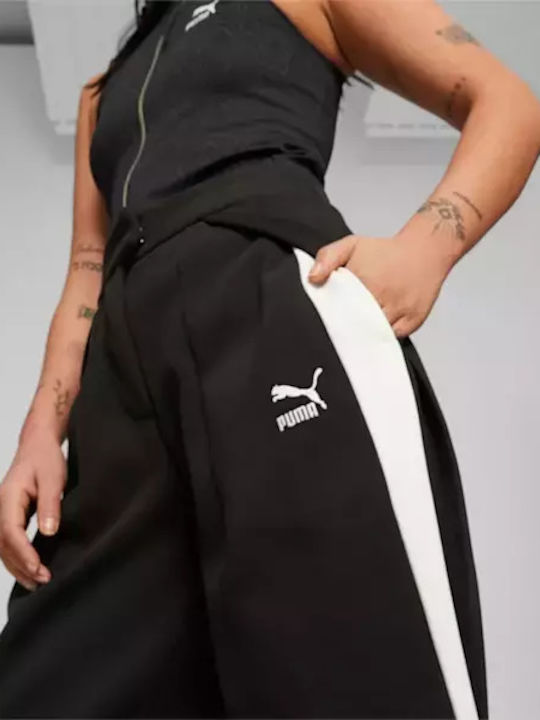 Luxe Sport T7 Γυναικείο Υφασμάτινο Παντελόνι Μαύρο