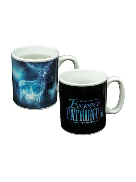 Half Moon Bay Harry Potter - Patronus Heat Change Mug Ceramic Black 400ml